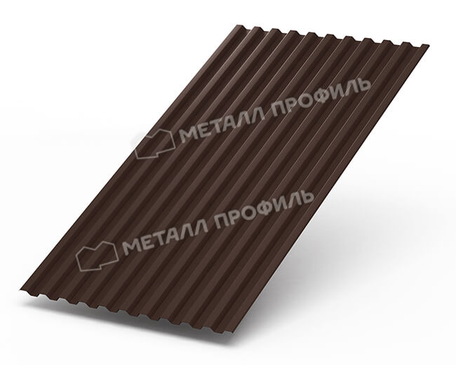 Профнастил С21 х 1000 - B (Steelmatt-20-8017-0.4±0.08мм) в Электроуглях