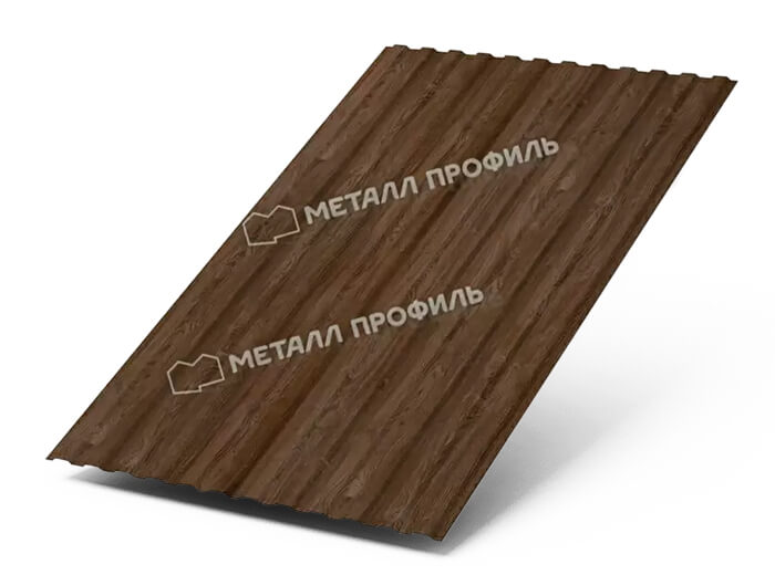 Фото: Профнастил МП10 х 1100 - B (ECOSTEEL_MA_Д-01-МореныйДуб-0.5) в Электроуглях