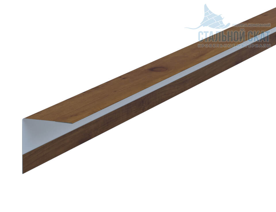 Фото: Планка угла наружного 30х30х3000 (ECOSTEEL_T-12-Дуб-0.45) в Электроуглях