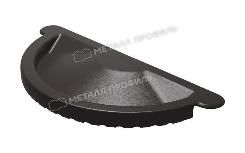 Заглушка желоба D125 Foramina Freeze (FRZ_D-01-Темный Брауни\Темный Брауни-0.6)